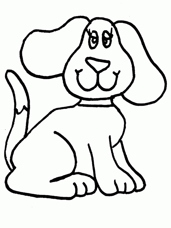 Cartoon Dog Coloring Pages - Coloring Home