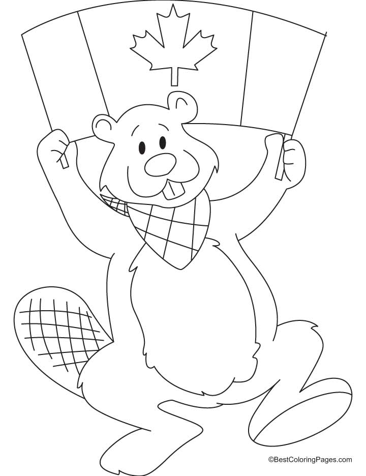 Canadian beaver coloring pages | Download Free Canadian beaver 