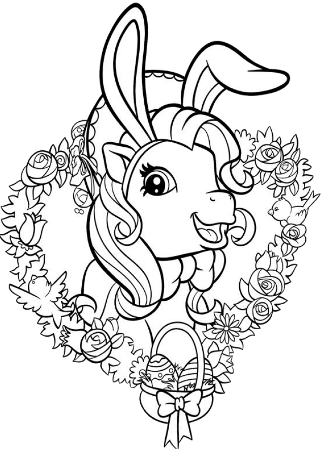 pony christmas Colouring Pages