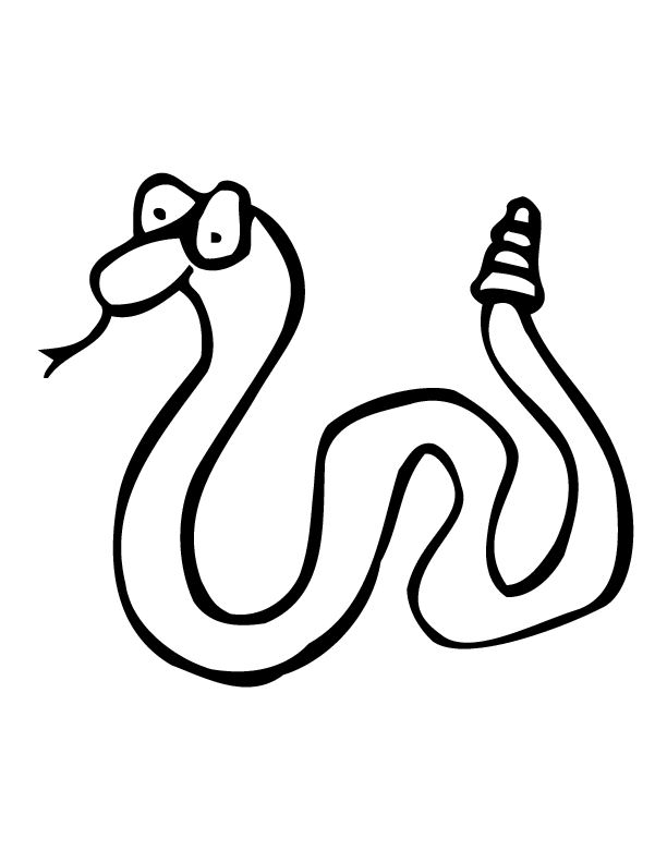 snake 0238 printable coloring in pages for kids - number 2085 online