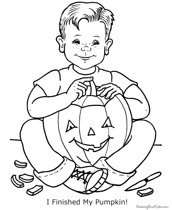 Printable Werewolf Halloween Book Coloring Pages