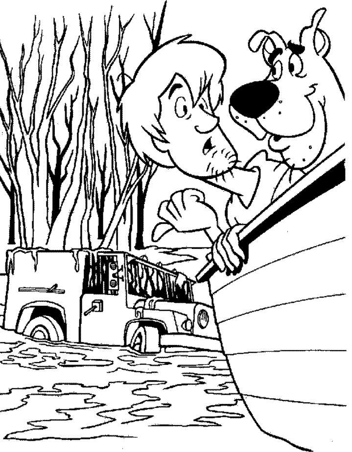 Fred Scooby Doo Coloring Pages