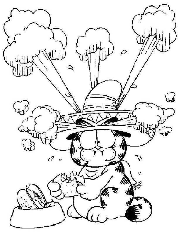 Garfield | Free Printable Coloring Pages