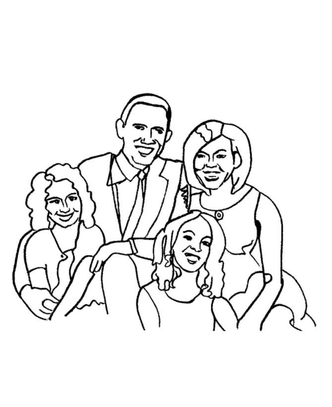 Barack H. Obama Coloring Pages - Free and Printable