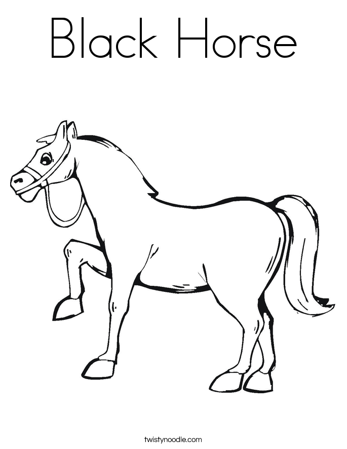 Rodeo Horse Coloring Pages