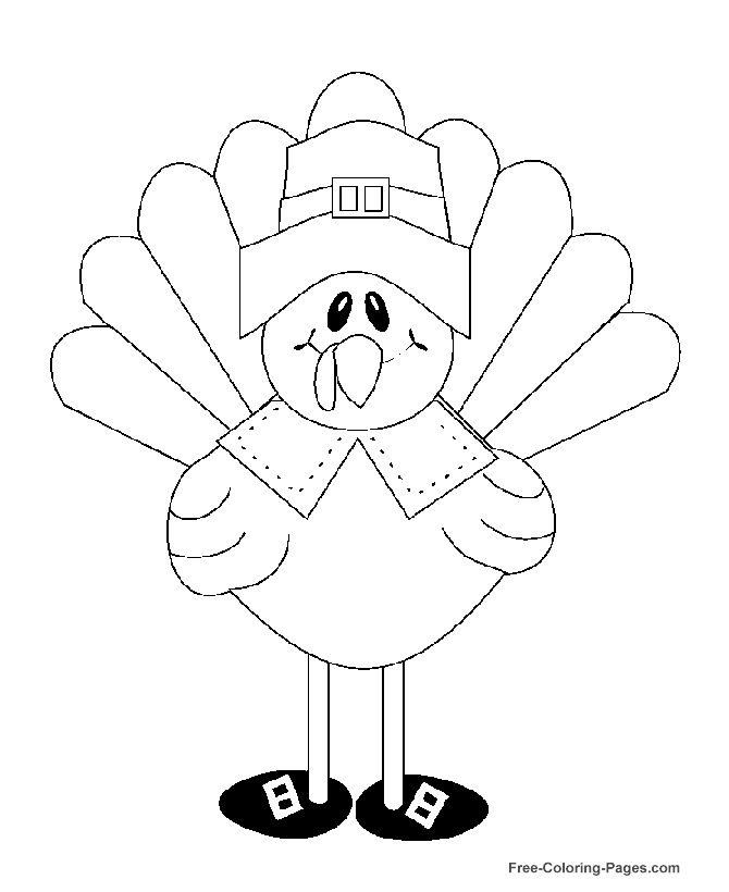Pilgrim Coloring Pages For Kids | Download Free Coloring Pages