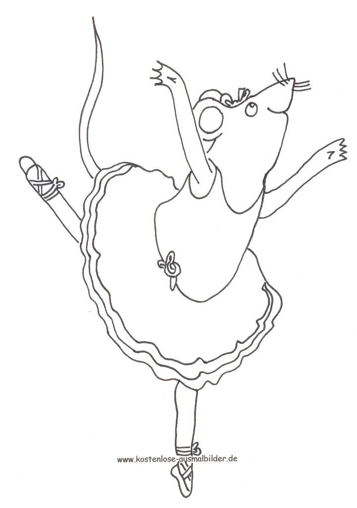 angelina ballerina coloring 15 1471×2091 | Free coloring pages for 