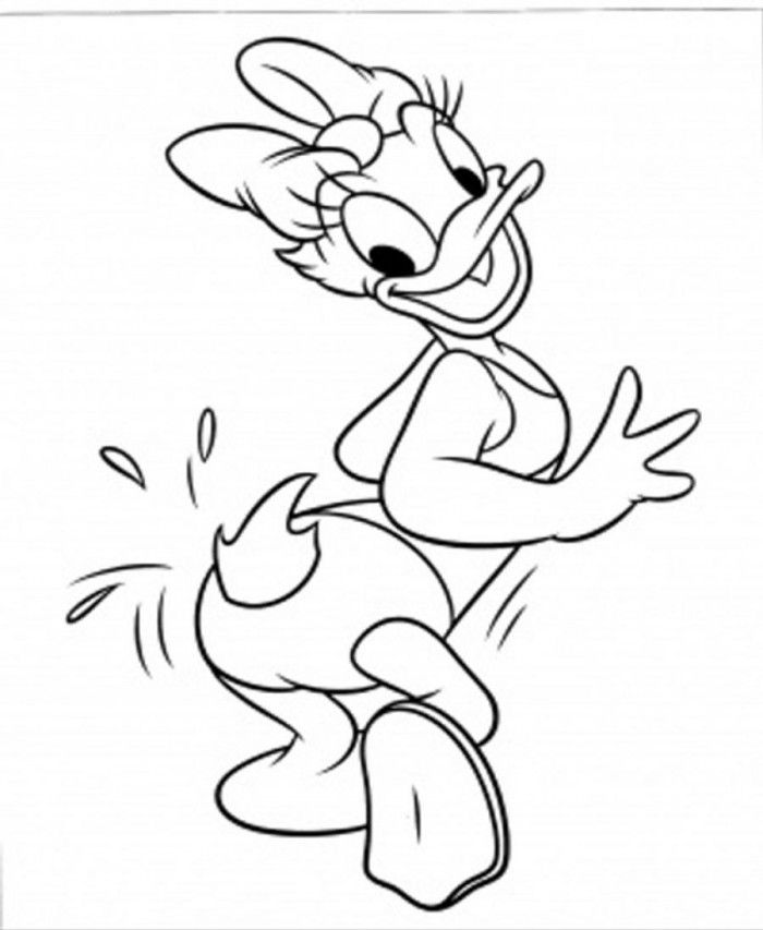 Daffy Duck Christmas Coloring Pages