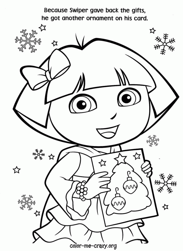 Diego Coloring Page Dora The Explorer Free Coloring Page For - Coloring