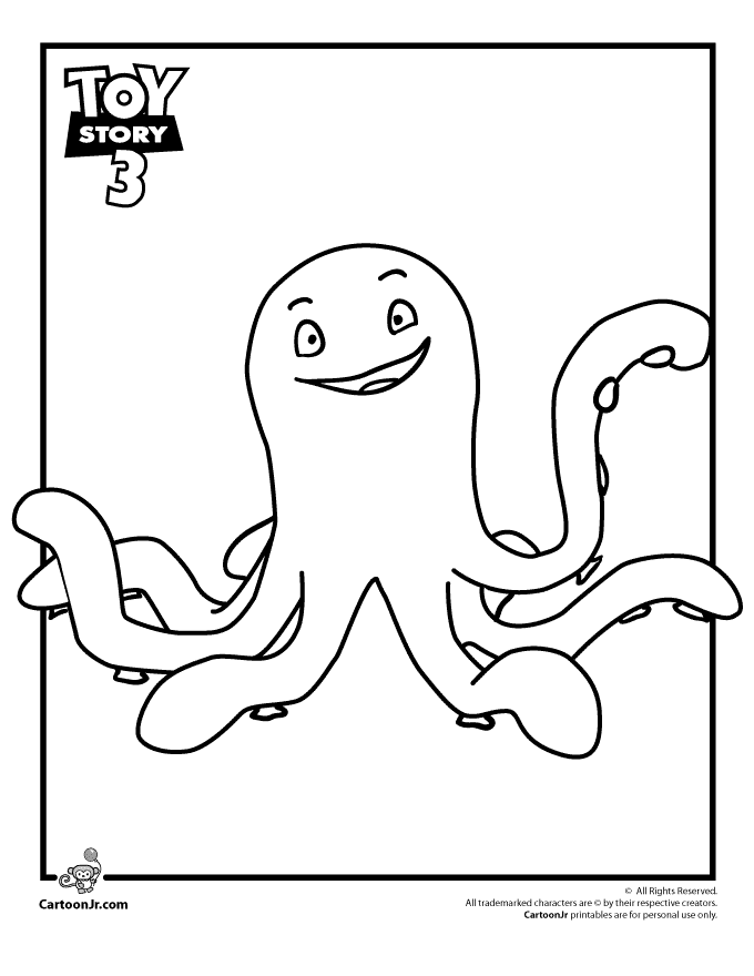 toy story 3 coloring page  coloring home