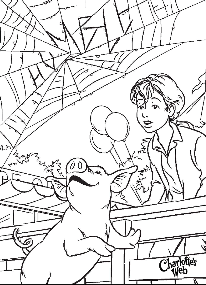 Charlotte's Web Coloring Pages | Disney coloring page