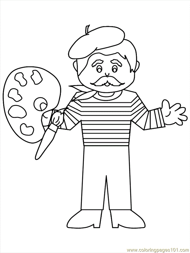 Coloring Pages Beretboy3 (Countries > France) - free printable 