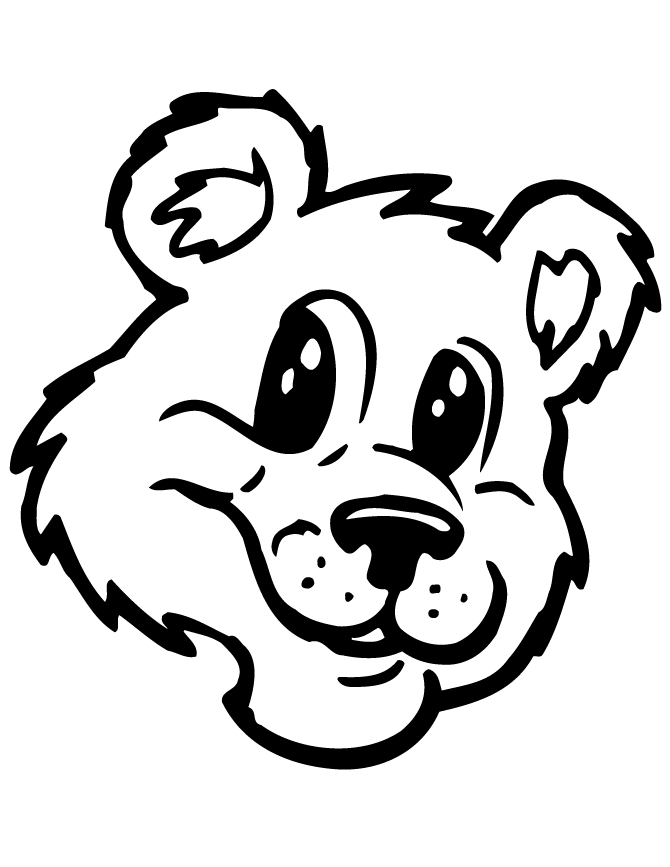 Cute Teddy Bear Cartoon Coloring Page | Free Printable Coloring Pages