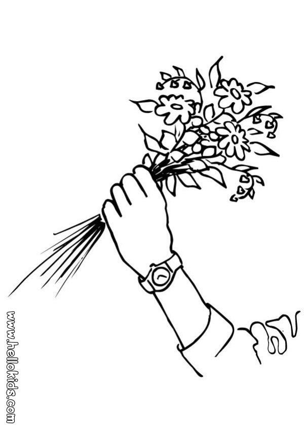 FLOWER coloring pages - Wild rose