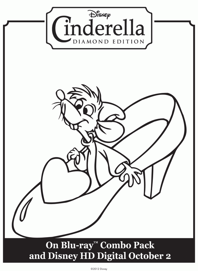 Cinderella Coloring Page cinderella coloring pages | Printable 