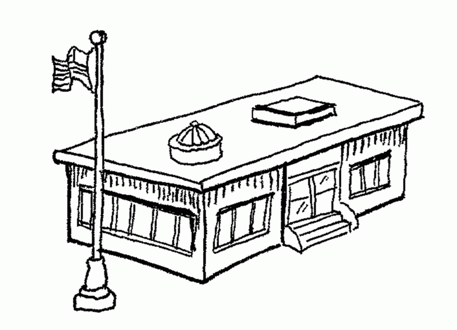 School School Building Colouring Pages 128236 Building Coloring Page