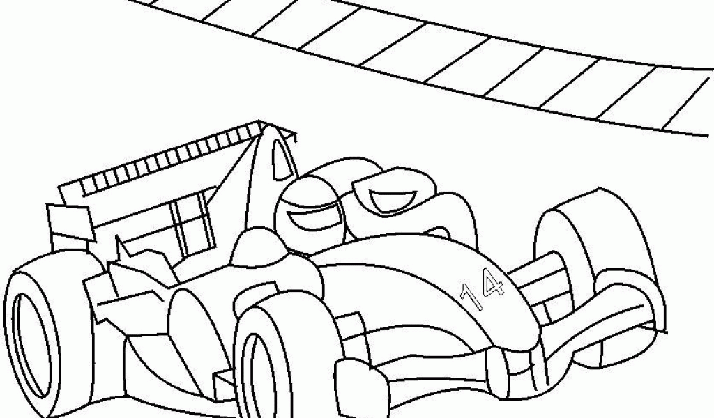 race car coloring page for kids | Vehicle Pictures
