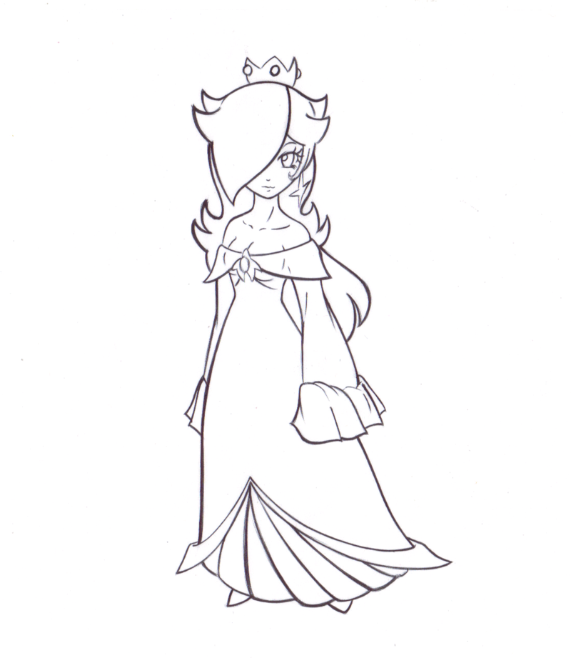 Rosalina Coloring Pages - Coloring Home