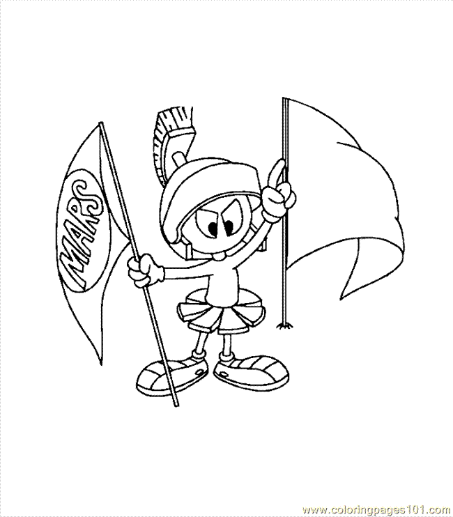 Coloring Pages Marvin The Martian 0009 (6) (Cartoons > Others 