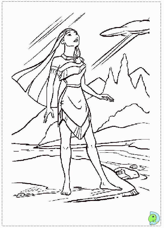 Pocahontas Coloring page