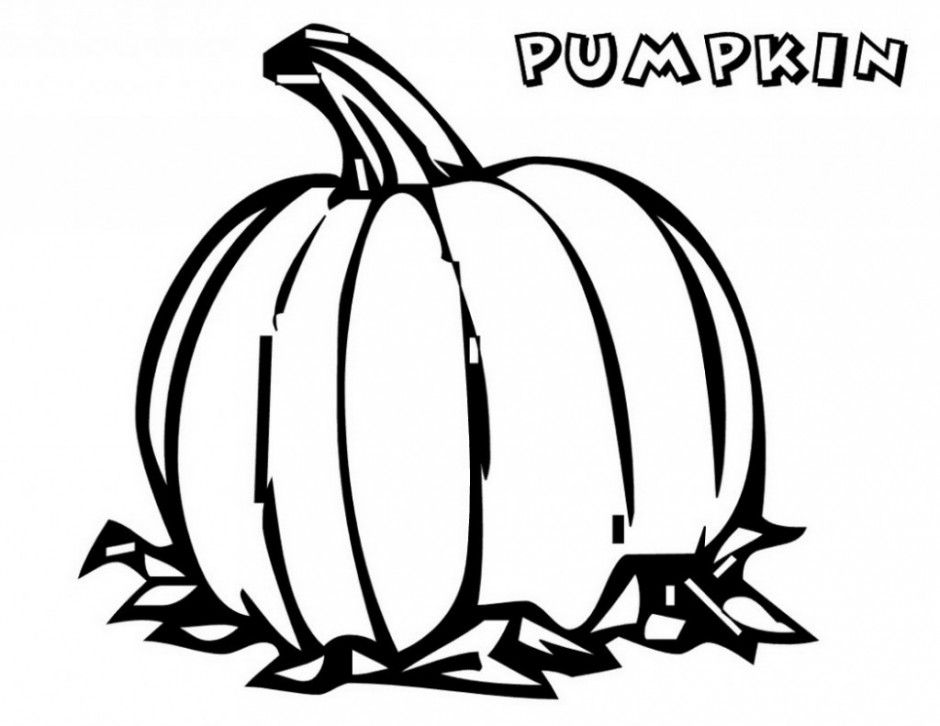 Pumpkin Pic For Coloring 2