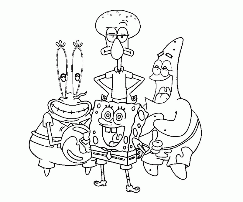 Easy Drawing Of Spongebob And Patrick