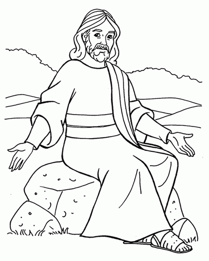 Download 338+ Christianity Bible Jesus Parables Coloring Pages PNG PDF File