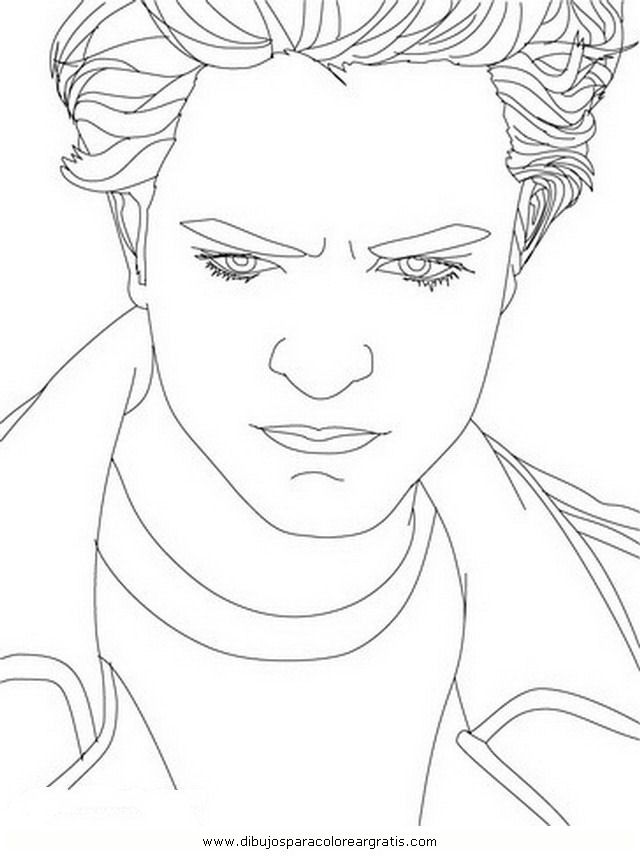 Edward Cullen Coloring Pages - Coloring Home