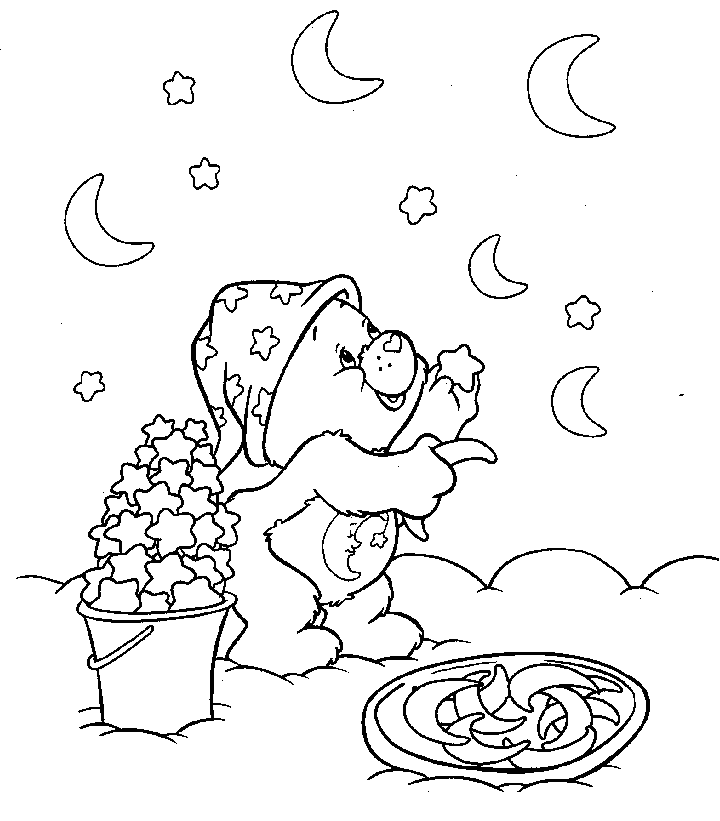 printable coloring pages stars and moon Free Printable Stars 