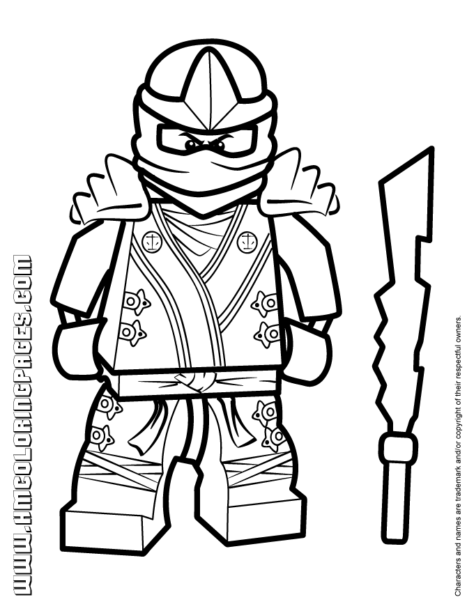 kai ninja red zx Colouring Pages