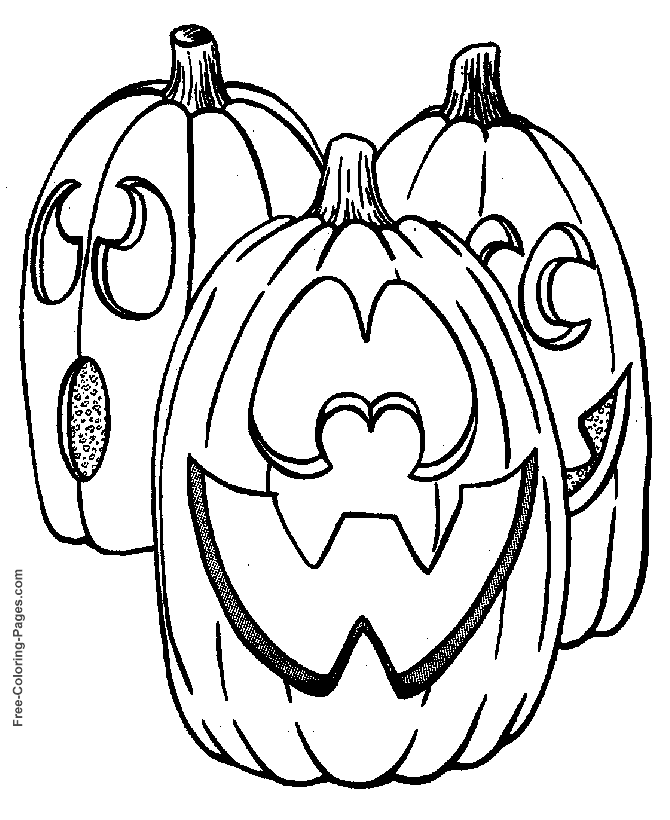 Coloring Pages For Halloween Free | Free coloring pages