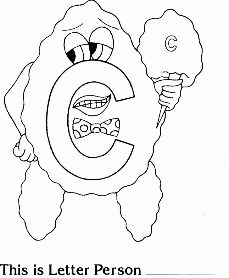 Letter People Coloring Pages - Coloring Home