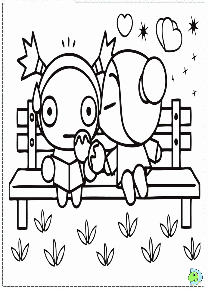 Pucca Coloring page- DinoKids.