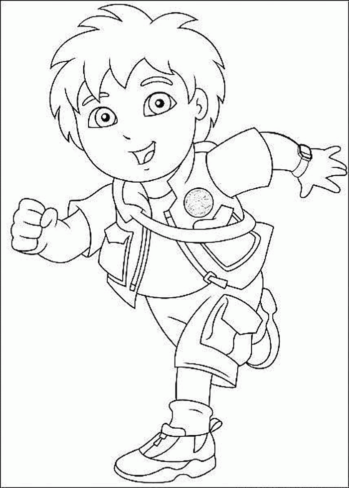 diego coloring pages