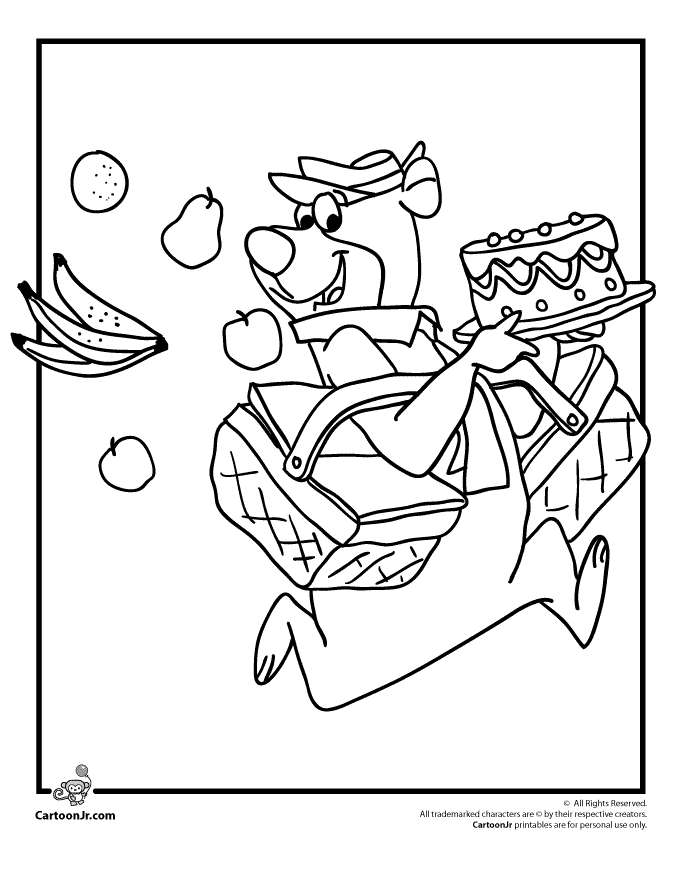 coloring-pages-yogi-bear-coloring-home