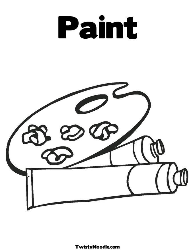 Painting Rainbow Colouring Pages (page 3)