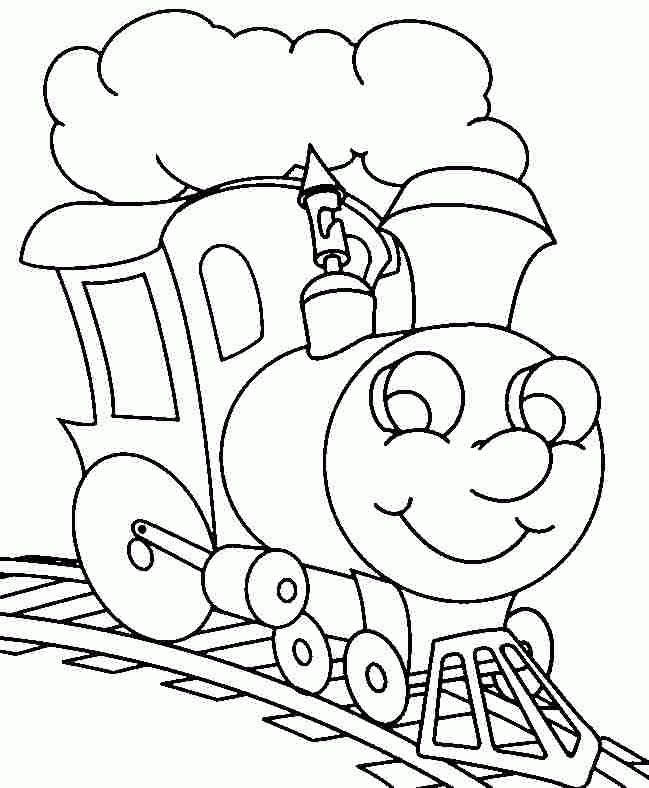 Transportation Train Coloring Sheets Printable Free For Kids 