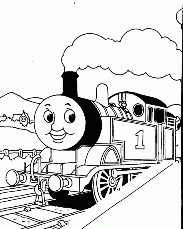Train Coloring Sheets Train Coloring Pages Thomas The Train Thomas 