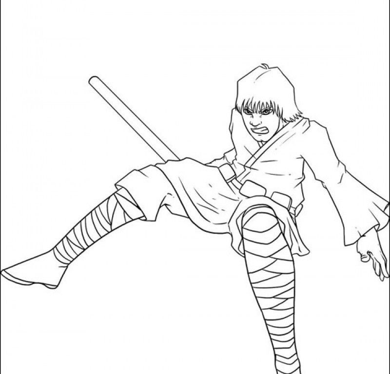 Luke Skywalker Coloring Page - HD Printable Coloring Pages