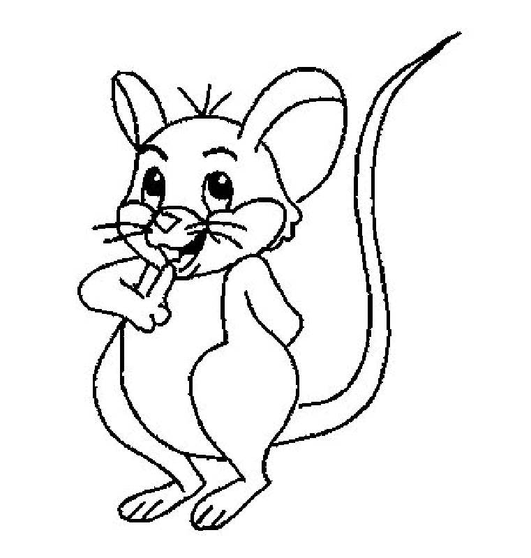Mouse & Rat | Free Printable Coloring Pages