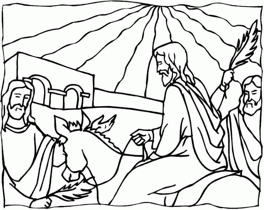 Christian Easter Coloring pages