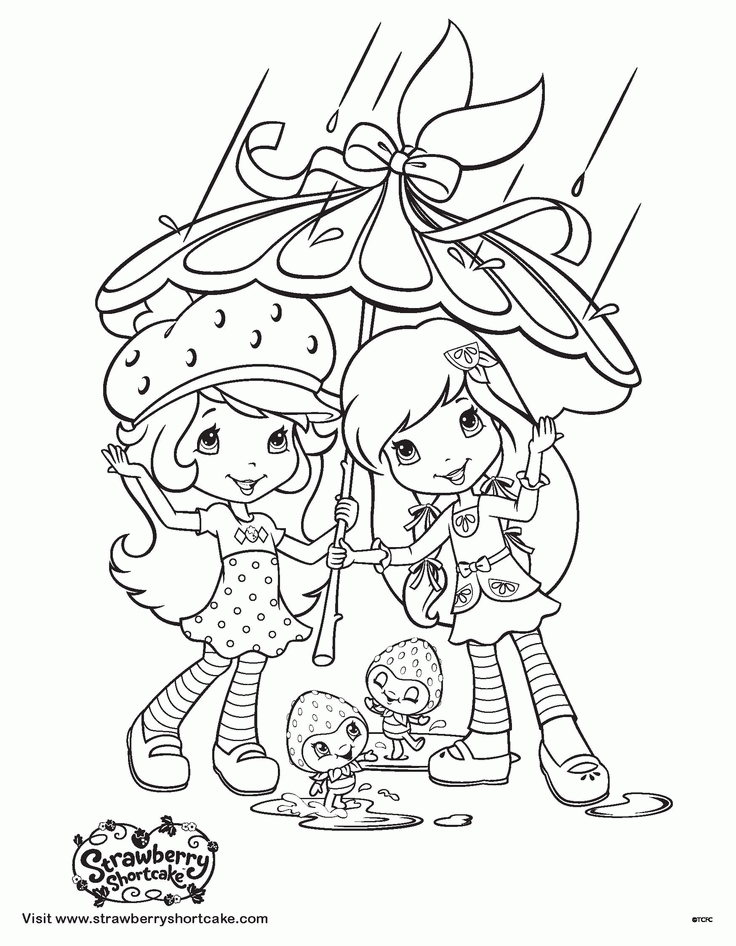 strawberry shortcake Colouring Pages (page 3)