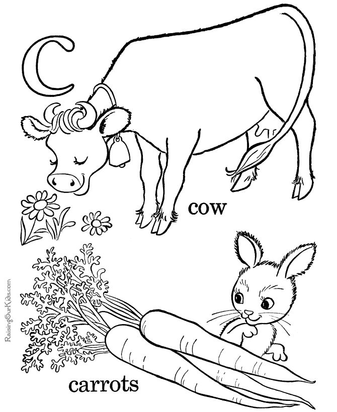 dog and puppy coloring page
