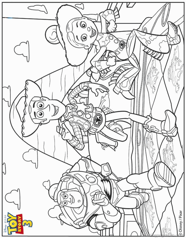 Toy Story | Free Printable Coloring Pages 