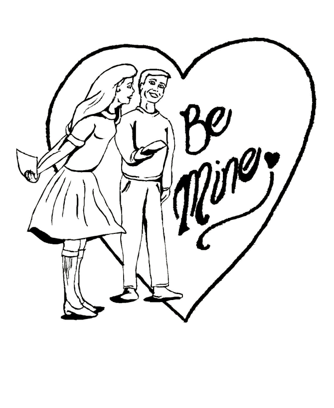 BlueBonkers: Free Printable Valentine's Day Hearts Coloring Page 