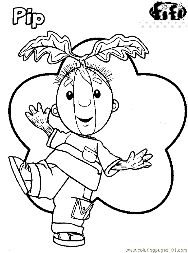 FIFI Colouring Pages