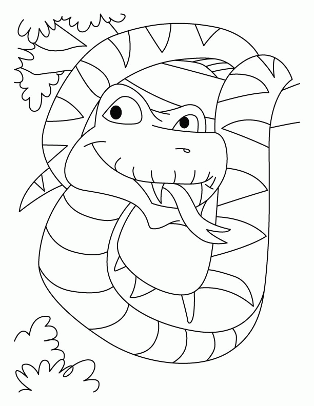 Download King Cobra Coloring Pages Coloring Home
