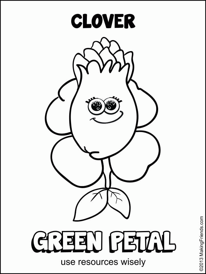 daisy girl scout petals Colouring Pages