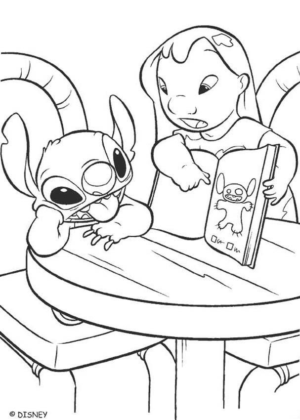 my picture: lilo and stitch coloring page