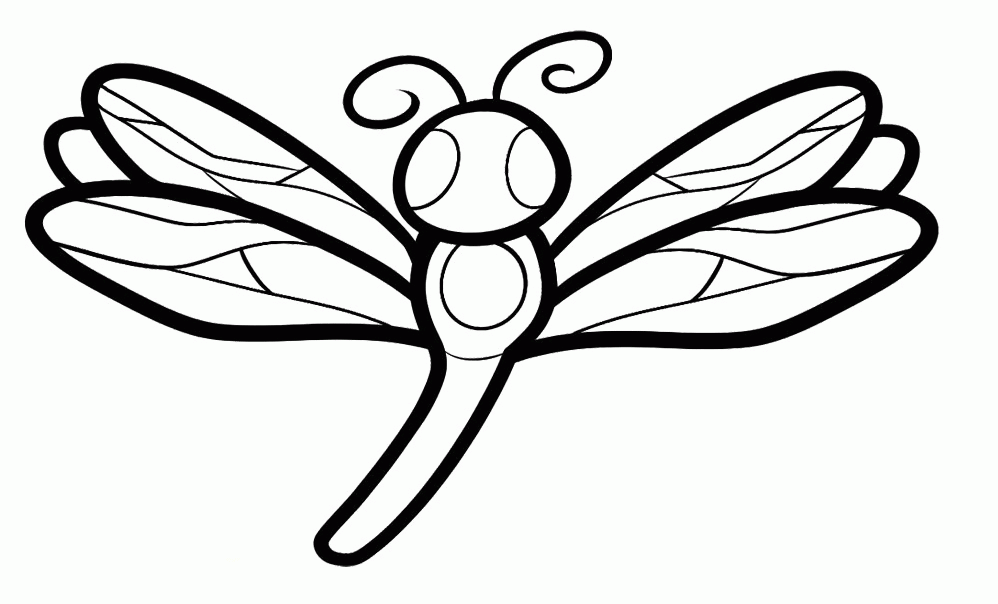 Dragonfly Coloring Page - Coloring Home